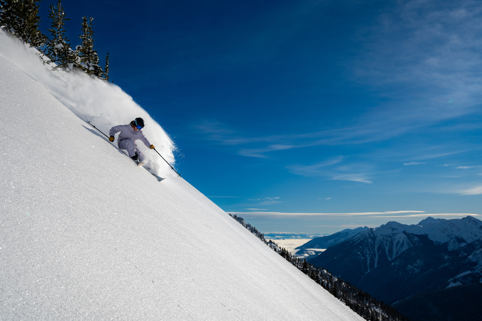 Kicking Horse BC skieur raide